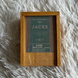 Gold Wooden Jacks Display Frame